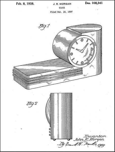 WP JR Morgan clock