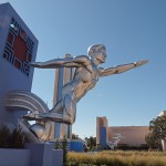 Installation of replica statue,"Tenor" at Fair Park, Dallas, Tex