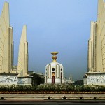 Democracy Monument, Bangkok, Thailand, courtesy, Bob Rose