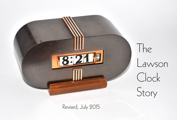 Details about   Vintage Lawson Clock Original Rare 24 Hour Wheel 