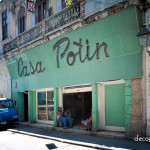 Casa Potin - Havana. Jade Vitrolite storefront