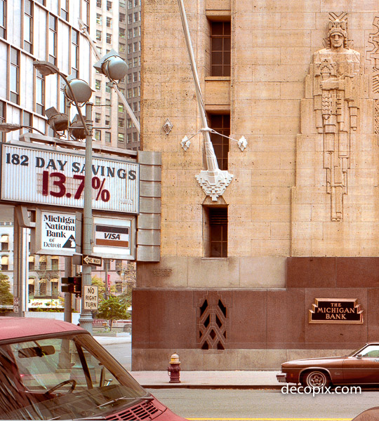 Michigan Bank, Guardian Bldg., Detroit, Michigan, 1980s--look at